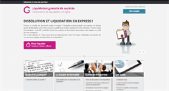 Desktop Screenshot of liquidation-societe-gratuite.net