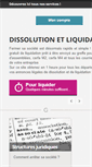 Mobile Screenshot of liquidation-societe-gratuite.net